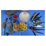 Terracotta Garden Clock, Jacks, Dry Brush &more