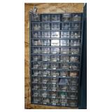 Mounted Nut & Bolt Organizer(missing 1 drawer)