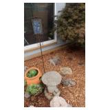 5 Garden Statues & Planter