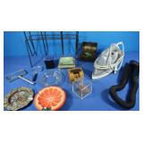 Misc Lot-Iron, Snake Light, Trinkets & more