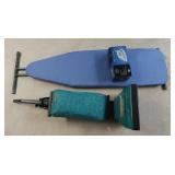 NIB Steam Iron, Sweeper(works), Ironing Board
