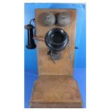 Antique Western Electric Wind-up Wall Phone