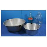 Metal Basin, Coke Bottle &more