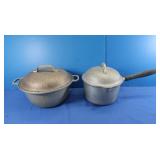 4 Pc Vintage Silverseal Saucepot w/Lid, Dutch Oven