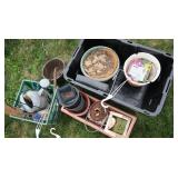 Garden Lot-Flower Pots, Water Cans, Clippers