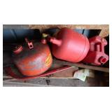 3 Gas Cans, Hack Saw, Tiny Funnel, & Clippers
