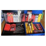 2 Metal Boxes w/Contents
