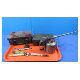 Oil Can, Vintage Bell Co. First Aid Kits in Metal