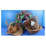 Wreath & Basket w/Tote