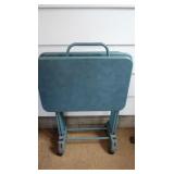 3 Cosco TV Tables on Rolling Stand