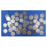50 V Nickels-various dates