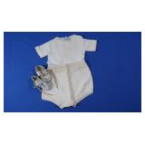 Vintage Baby Outfit w/Baby Shoes