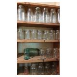 Assortment of Vintage Mason Jars