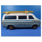Vintage Metal Bell Telephone Van Bank