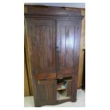 Antique Double Door Cabinet-37.5x14"x6