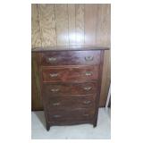 Antique Dresser w/Casters-33"x18"x46"H