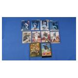Assorted Baseball Cards-Klesko, Guillen, Clavine&