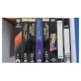 VHS Tapes-Star Trek, Back to the Future 2