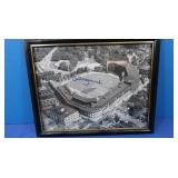 Bill Mazeroski Autographed Forbes Field Photo in