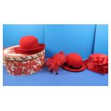 Vintage Hats & Hat Box