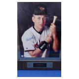 Autographed Cal Ripkin Jr Plaque w/COA