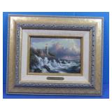 Framed "Conquering the Storm" Thomas Kinkade