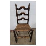 Vintage Chair w/Rush Seat