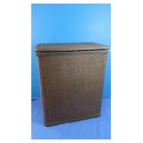 Clothes Hamper Wicker Type Vinyl 23hx19wx12"d,&