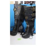NIB Womens High Microfiber Boots 9m