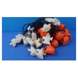 Halloween Ghost & Jack O Lantern Light Set