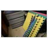 3 Drawer Plastic Bin 24hx21.5wx15"d, 4 pcs