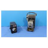 Polaroid Model 80 Camera, Vintage Kodak Brownie