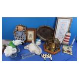 Decor Lot-Battery Candles, Prints & More