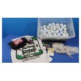 Golf Lot-Balls, Tees, Towels