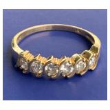 14K Diamond Band approx 1CT TW   Size10
