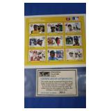 MLB Grenada Stamps w/COA