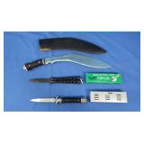 Knife w/Sheath (India), AWMA Butterfly Knife,