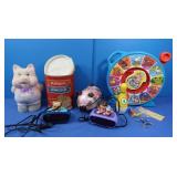 Vintage Playskool Plastic Bricks, Piggy Banks &