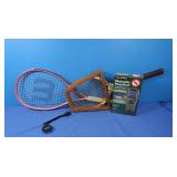 Tennis Rackets, Mosquito Repellent w/Tote
