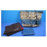 Coach Handbag w/Blue Leather Coach Wallet (used