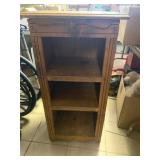 Vintage Wooden Shelf Case 37"Hx19"Wx13"D