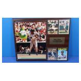 Barry Bonds Plaque, Photo, 4 Trading Cards