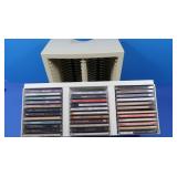 Lot of CDS & CD Storage Rack
