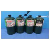 New 4 Cans Coleman Propane Camping Gas