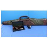 Leather Gun Case, Arrow Tips, Berkley Spincast
