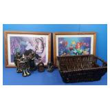2 Framed Little Mermaid Disney Prints 12x6,