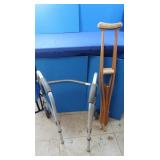 Foldable Walker, Crutches