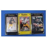 2 Terry Bradshaw Football Cards&1 Jack Lambert