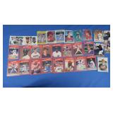 Assorted Baseball Cards-Glavine,Tartabull, Hibbard