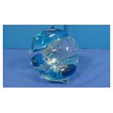 Glass Dolphin Paper Weight